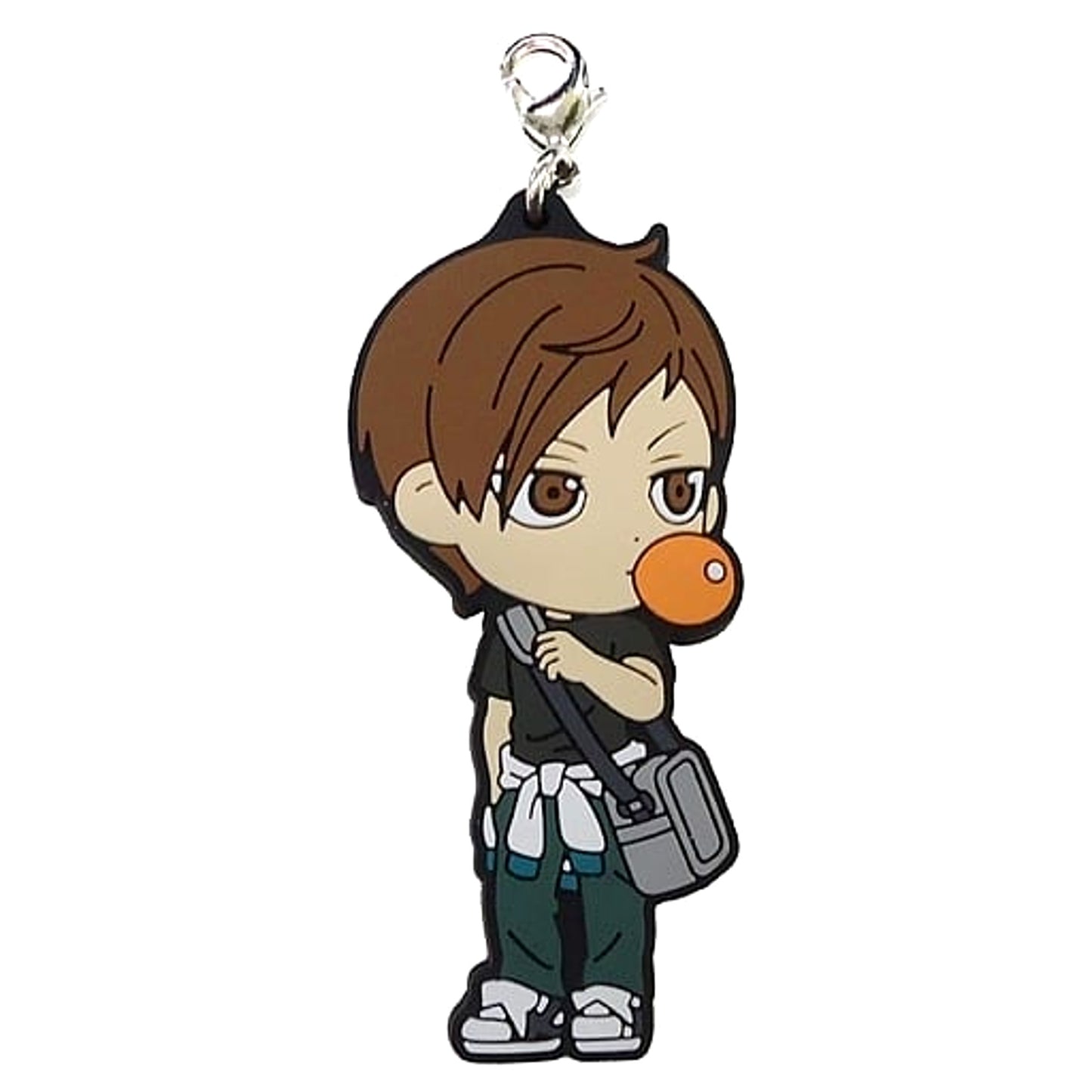 Haikyu!! Kenji Futakuchi Ichiban Kuji Match Breathing 2nd Year Rubber Charm Kyunchara Illustrations Prize N [USED]