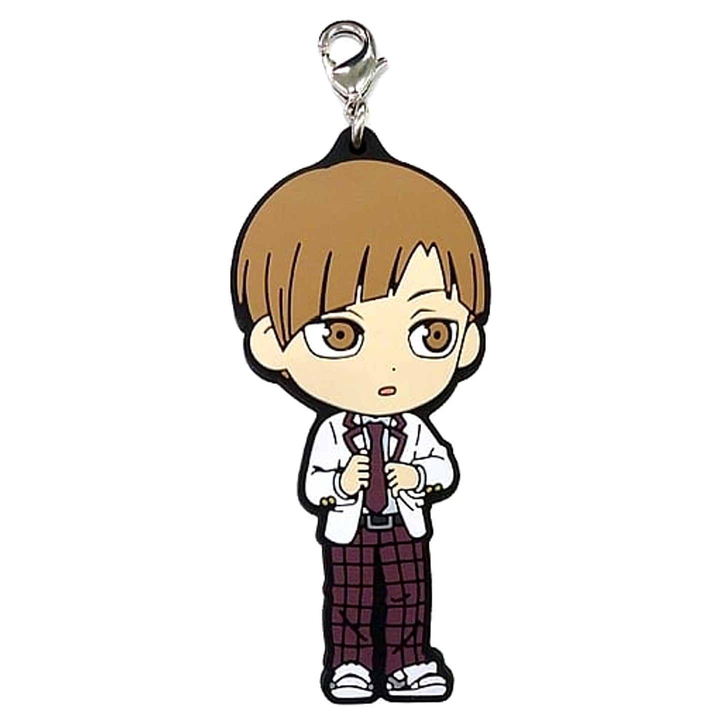 Haikyu!! Kenjiro Shirabu Ichiban Kuji Match Breathing 2nd Year Rubber Charm Kyunchara Illustrations Prize N [USED]