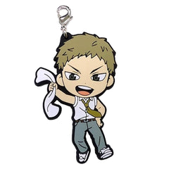 Haikyu!! Yasushi Kamasaki Ichiban Kuji Match Breathing 3rd Year Rubber Charm Kyunchara Illustrations Prize O Charm [USED]