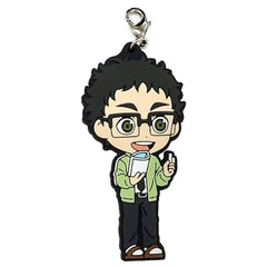 Haikyu!! Ittetsu Takeda Ichiban Kuji Match Breathing Coach & OB Rubber Charm Kyunchara Illustrations Prize P Charm [USED]