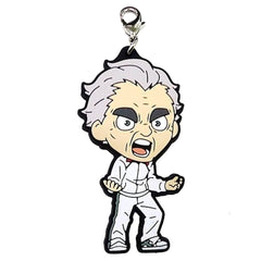 Haikyu!! Tanji Washijo Ichiban Kuji Match Breathing Coach & OB Rubber Charm Kyunchara Illustrations Prize P Charm [USED]