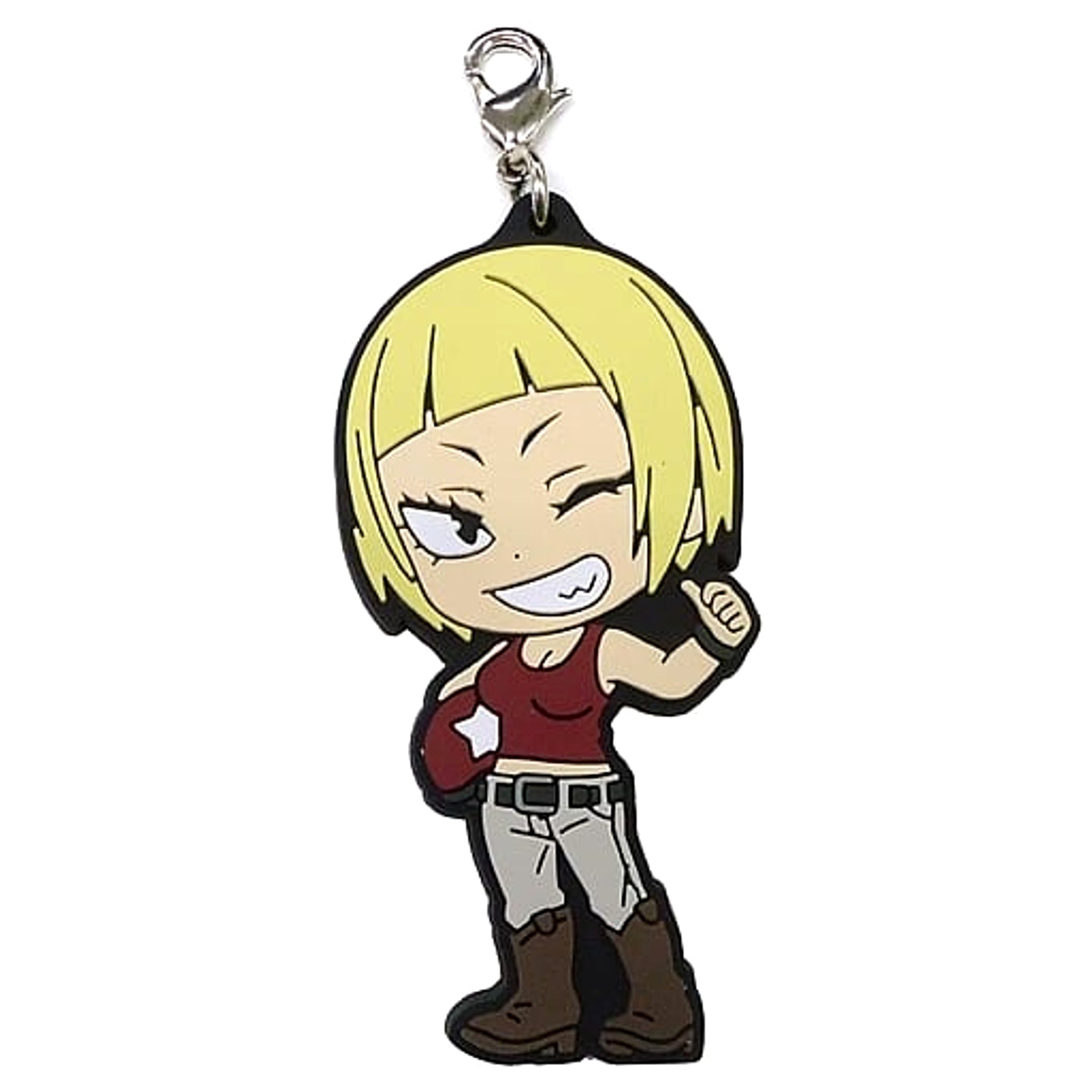 Haikyu!! Saeko Tanaka Ichiban Kuji Match Breathing Coach & OB Rubber Charm Kyunchara Illustrations Prize P Charm [USED]