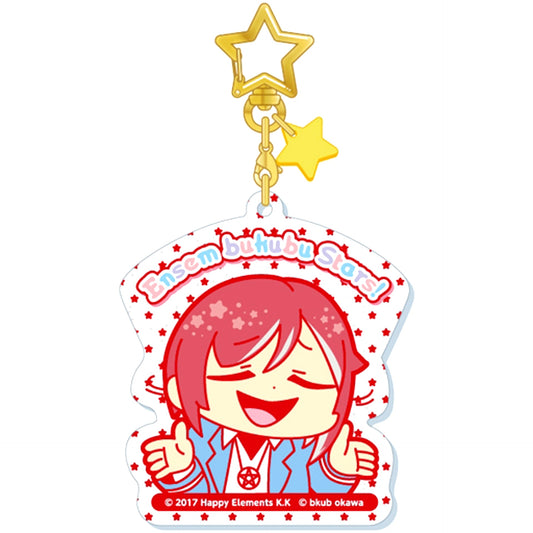 Natsume Sakasaki Ensemble Stars! x Bukubu Okawa Ensanbukubu Stars! Star Keychain Collection 1st [USED]