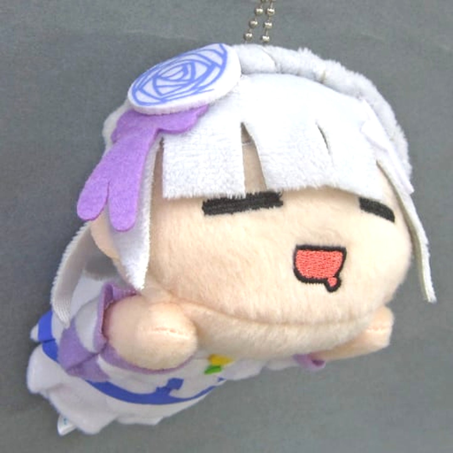 Re:ZERO -Starting Life in Another World- Emilia Lying Down Keychain Mascot Vol.2 Keychains [USED]