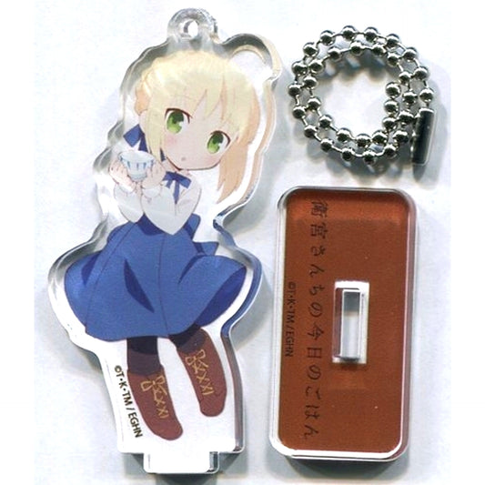 Saber Today's Menu for the Emiya Family Trading Acrylic Stand Fate/Grand Order Fes. 2018: 3rd Anniversary [USED]