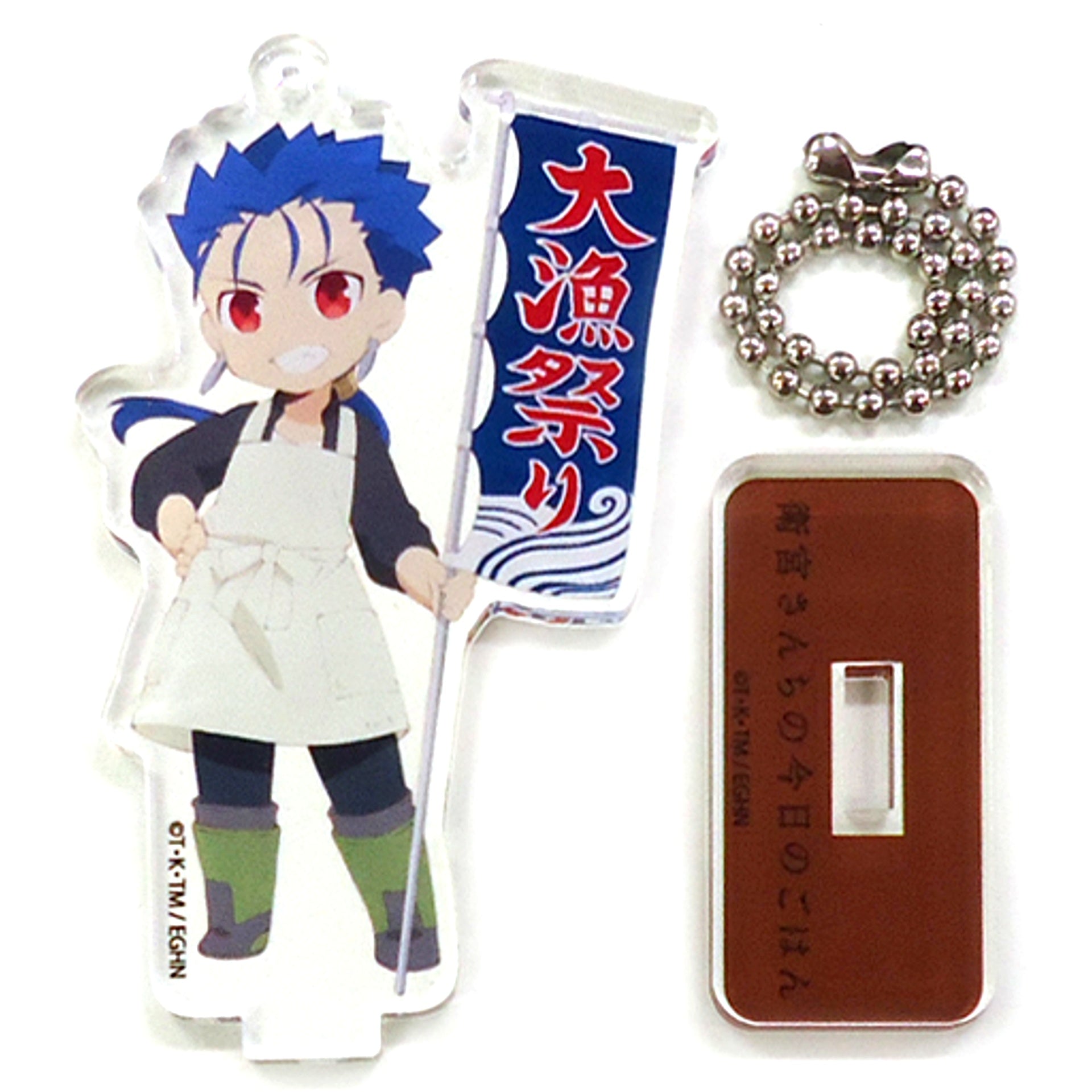 Lancer Trading Acrylic Stand Today's Menu for the Emiya Family Fate/Grand Order Fes 2018 3rd Anniversary Goods [USED]