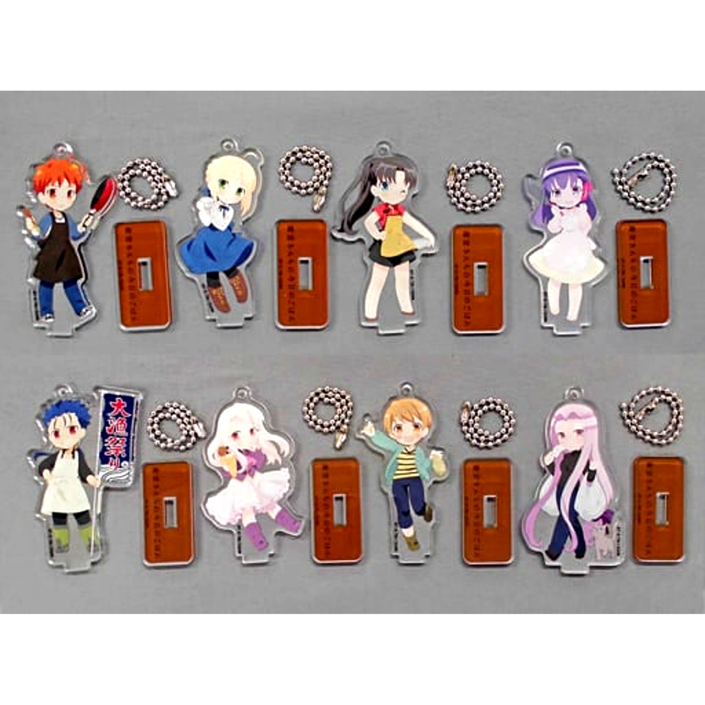 Today's Menu for the Emiya Family All 8 Types Set Trading Acrylic Stand Fate/Grand Order Fes. 2018 3rd Anniversary Goods [USED]