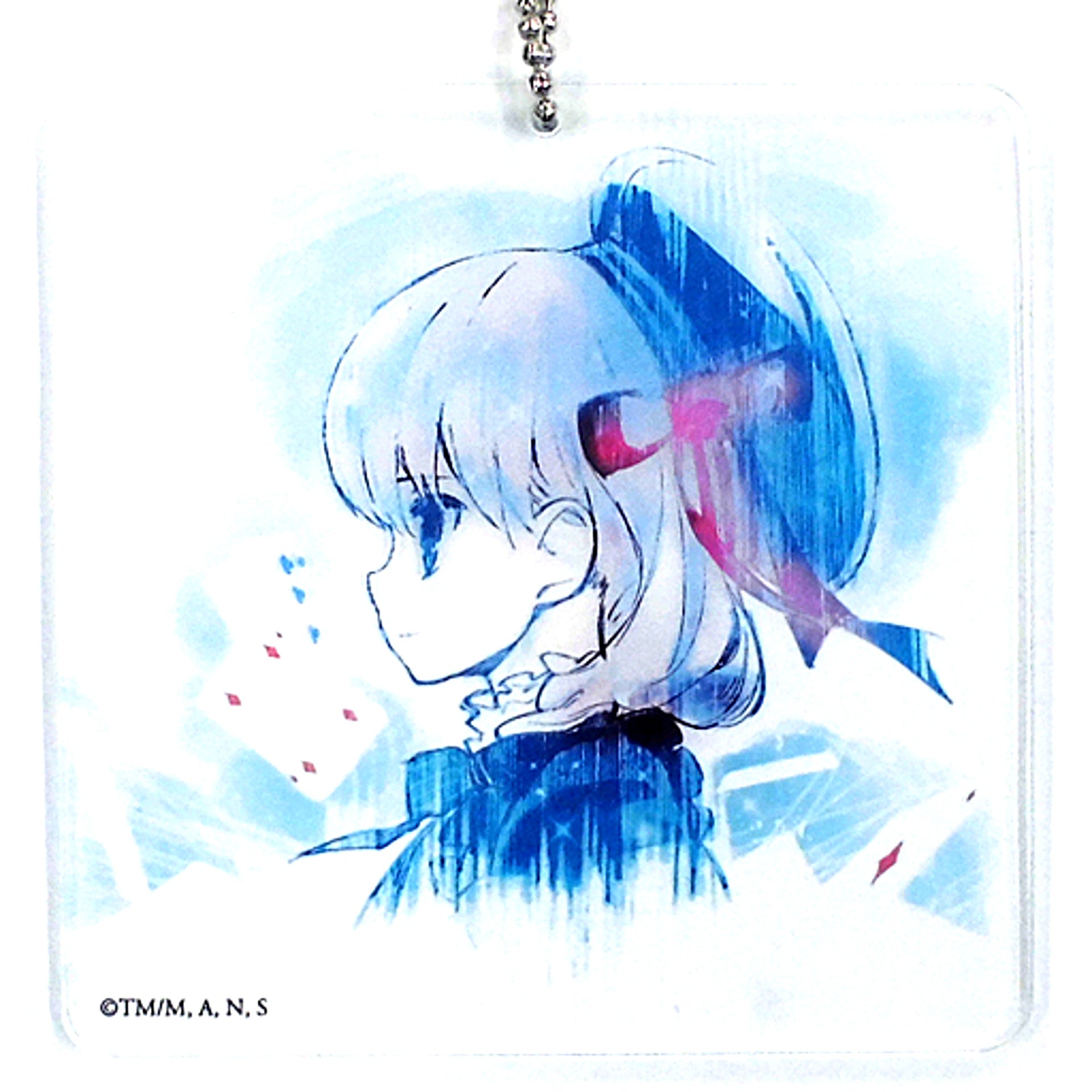 Caster Fate/EXTRA Last Encore Square Acrylic Keychain FGO Fes 2018 3rd Anniv [USED]