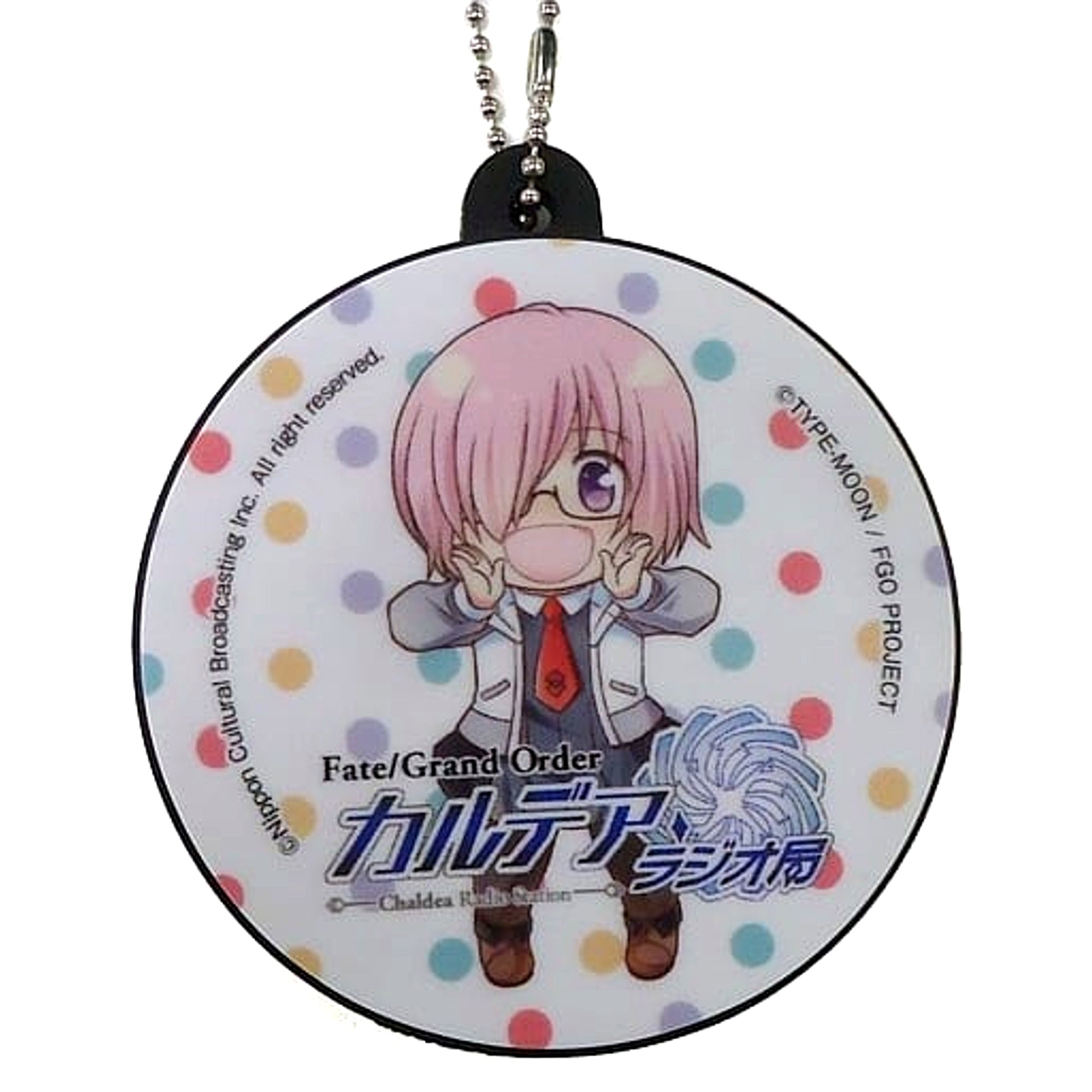 Fate/Grand Order Mash Kyrielight Voice Strap Chaldea Radio Station FGO Fes. 2018 3rd Anniversary [USED]