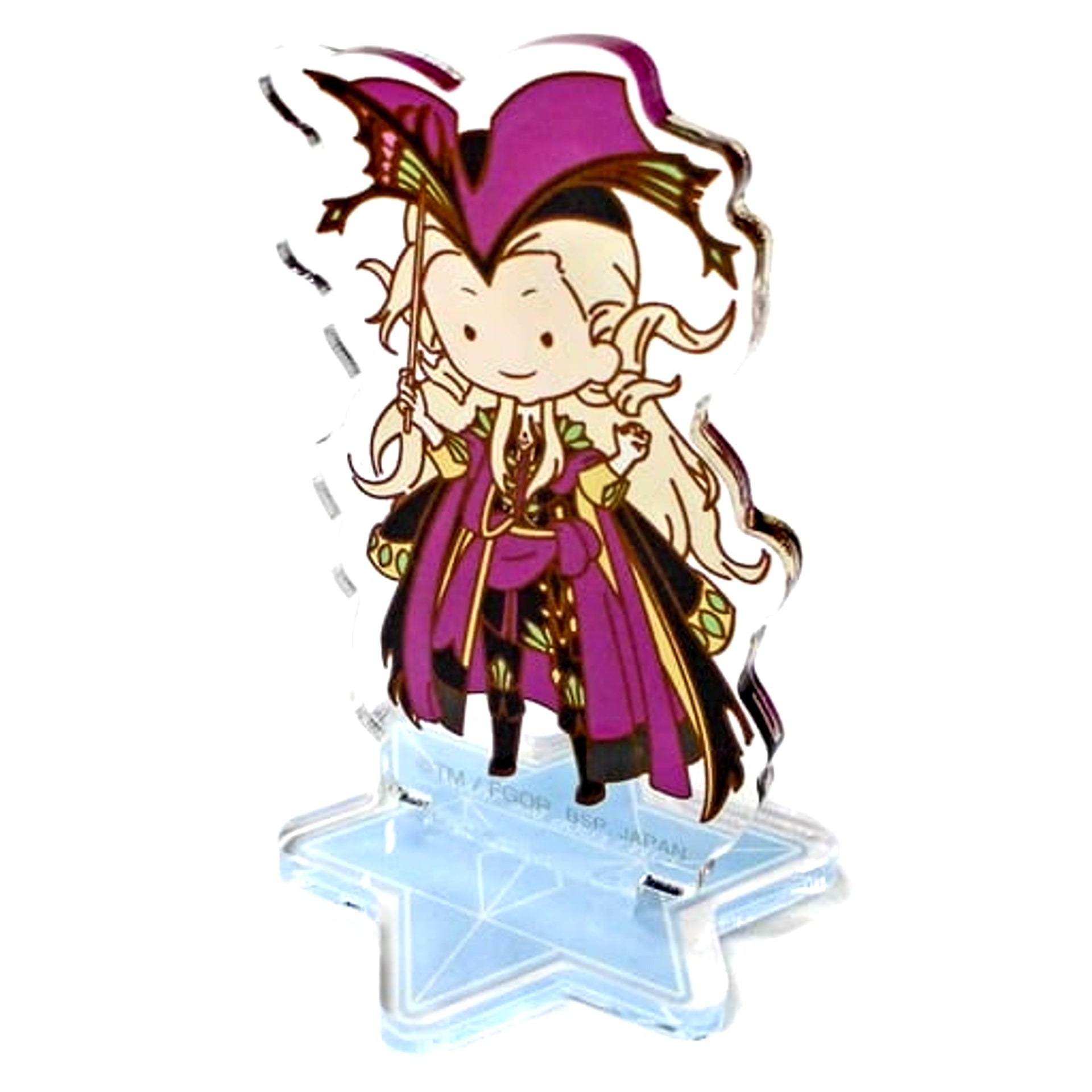 Caster/Wolfgang Amadeus Mozart Fate/Grand Order Ichiban Kuji Online Sugar Pochette 2 Acrylic Stand Prize B [USED]