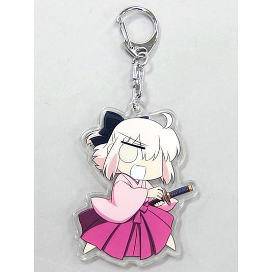 Okita Souji Saber Fate/KOHA-ACE Teito Seihai Kitan Acrylic Keychain FGO Fes 2018 3rd Anniv [USED]