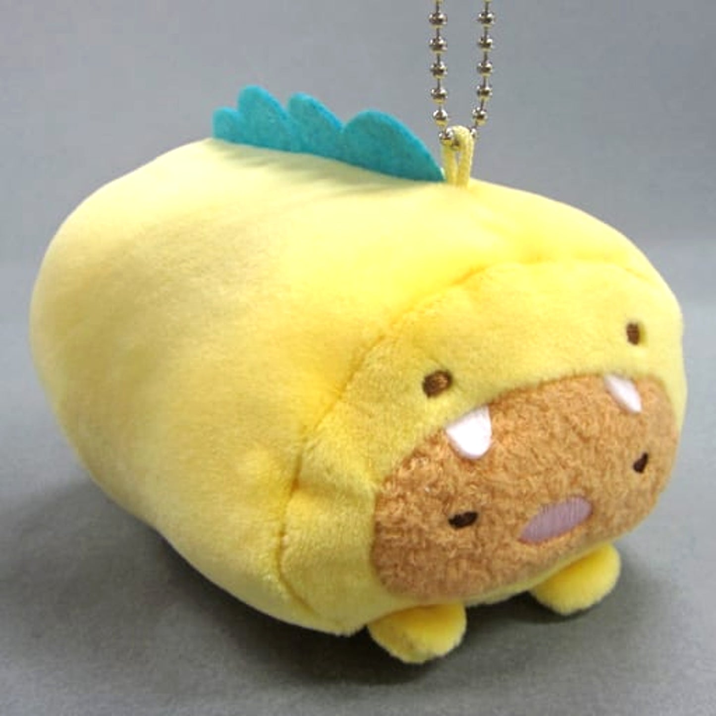 Pork Cutlet Sumikko Gurashi Kyoryu Mochimochi Utsubuse Plush Toy with Ball Chain Lizard And Mom Theme [USED]