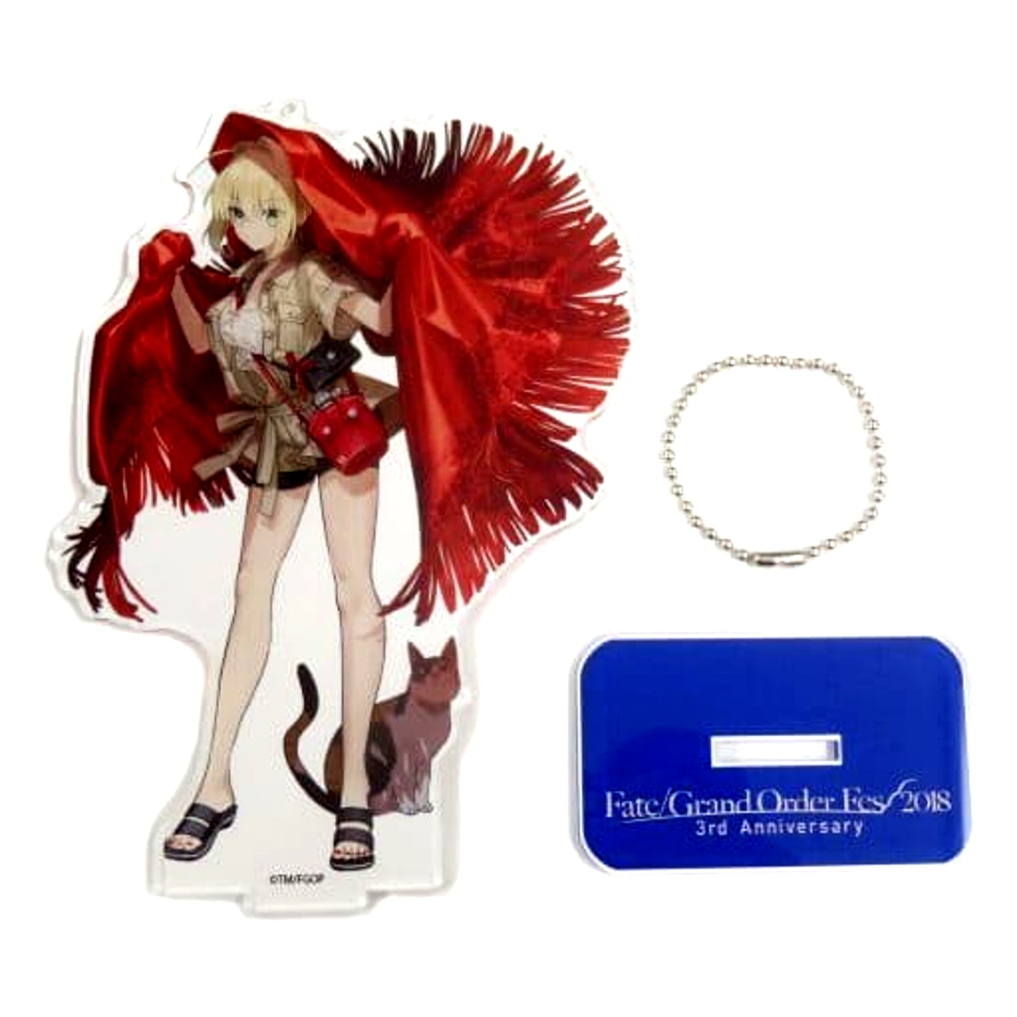 Fate/Grand Order Nero Claudius Newly Illustrated Acrylic Mascot Central Asia Fate/Grand Order Fes. 2018 3rd Anniversary [USED]