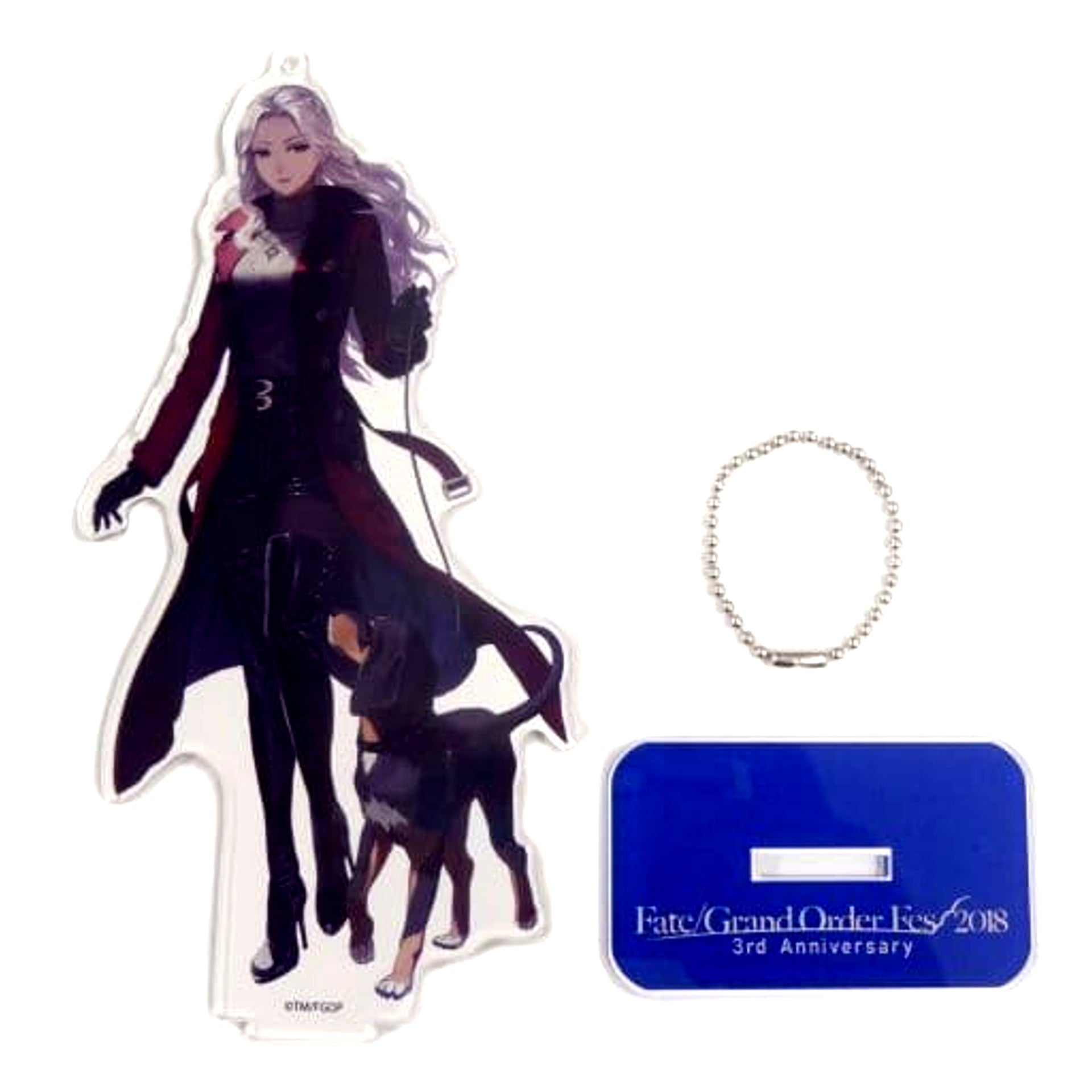 Fate/Grand Order Carmilla Newly Illustrated Acrylic Mascot America Fate/Grand Order Fes. 2018 3rd Anniversary [USED]