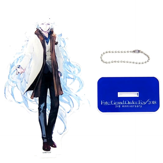 Caster Merlin Illustration Acrylic Mascot America Fate/Grand Order Fes. 2018 3rd Anniversary [USED]