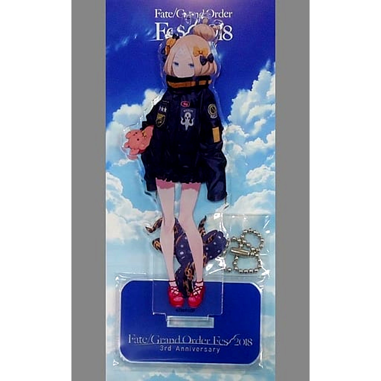 Fate/Grand Order Abigail Williams Newly Illustrated Acrylic Mascot America Fate/Grand Order Fes. 2018 3rd Anniversary [USED]