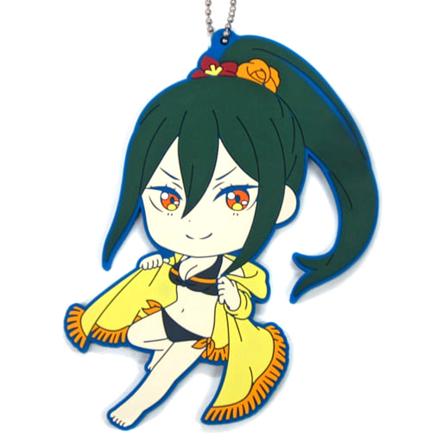 Re:ZERO -Starting Life in Another World- Crusch Ichiban Kuji Natsuda! Umida! Isekai Shokan! Big Rubber Keychain Kyun Chara Illustrations Prize F Keychains [USED]