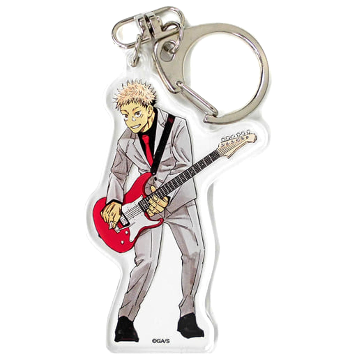 Jujutsu Kaisen Yuji Itadori Acrylic Keychain Weekly Shonen Jump 50th Anniversary Jump Music Festa Limited Keychains [USED]