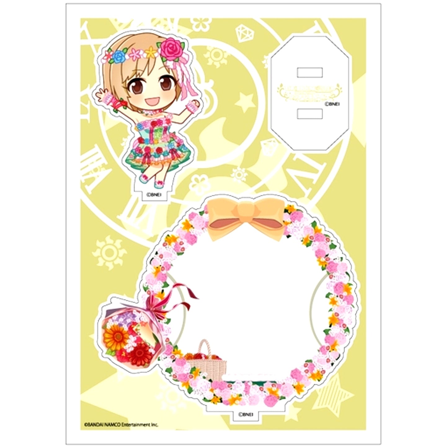 Yumi Aiba THE IDOLM@STER CINDERELLA GIRLS Acrylic Character Plate Petit 09 [USED]