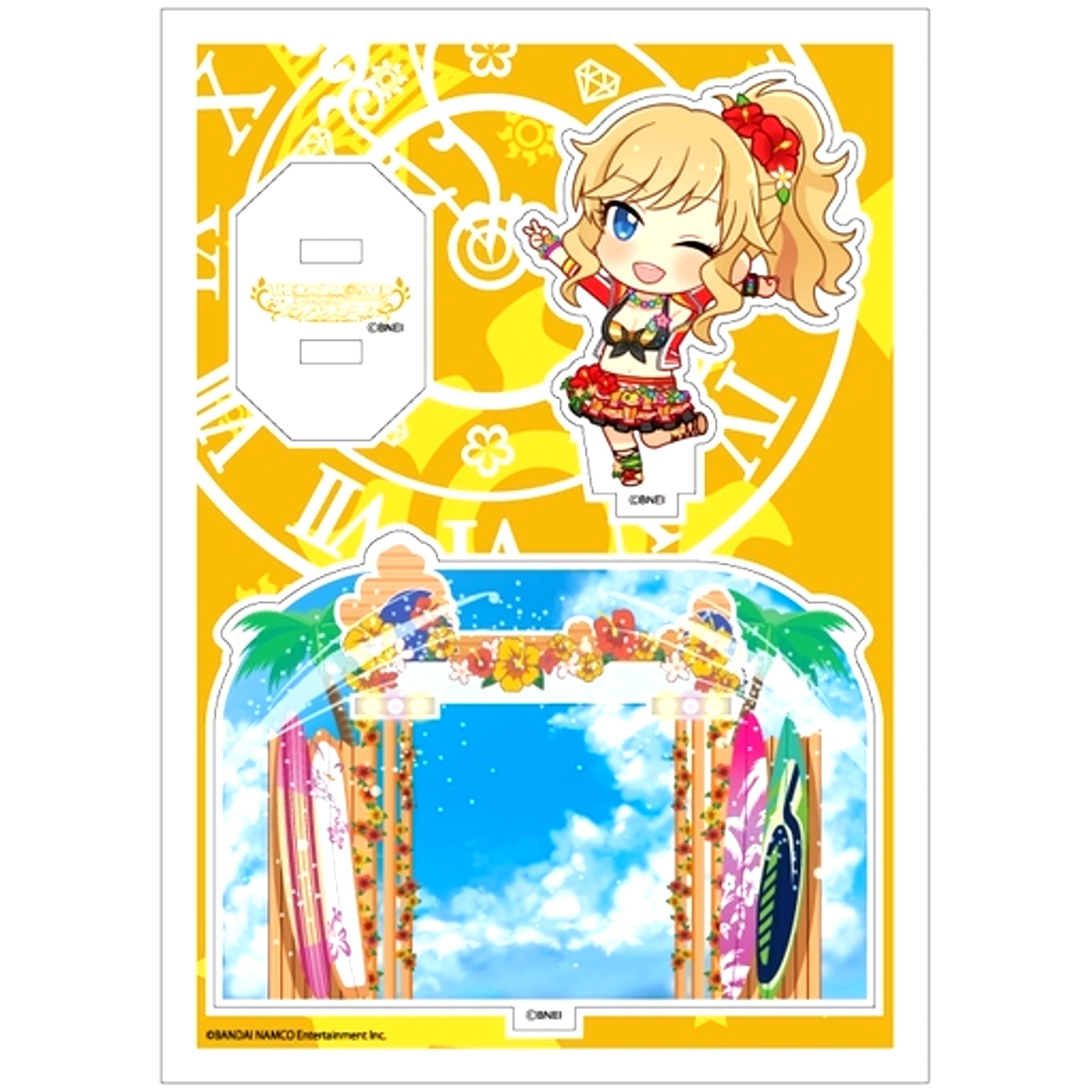 Yui Ohtsuki THE IDOLM@STER CINDERELLA GIRLS Acrylic Character Plate Petit 09 [USED]