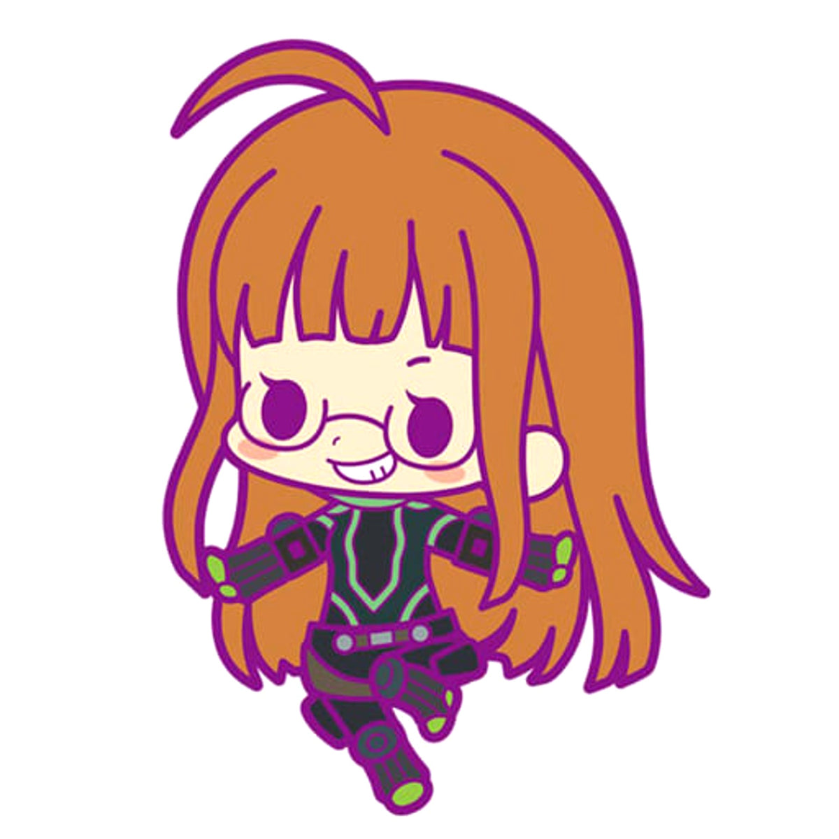 Persona 5: The Animation Futaba Sakura Es Series Nino Rubber Strap Collection Keychains [USED]