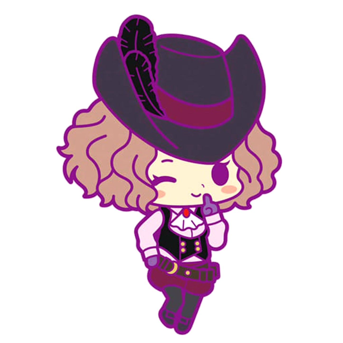 Persona 5: The Animation Haru Okumura Es Series Nino Rubber Strap Collection Keychains [USED]