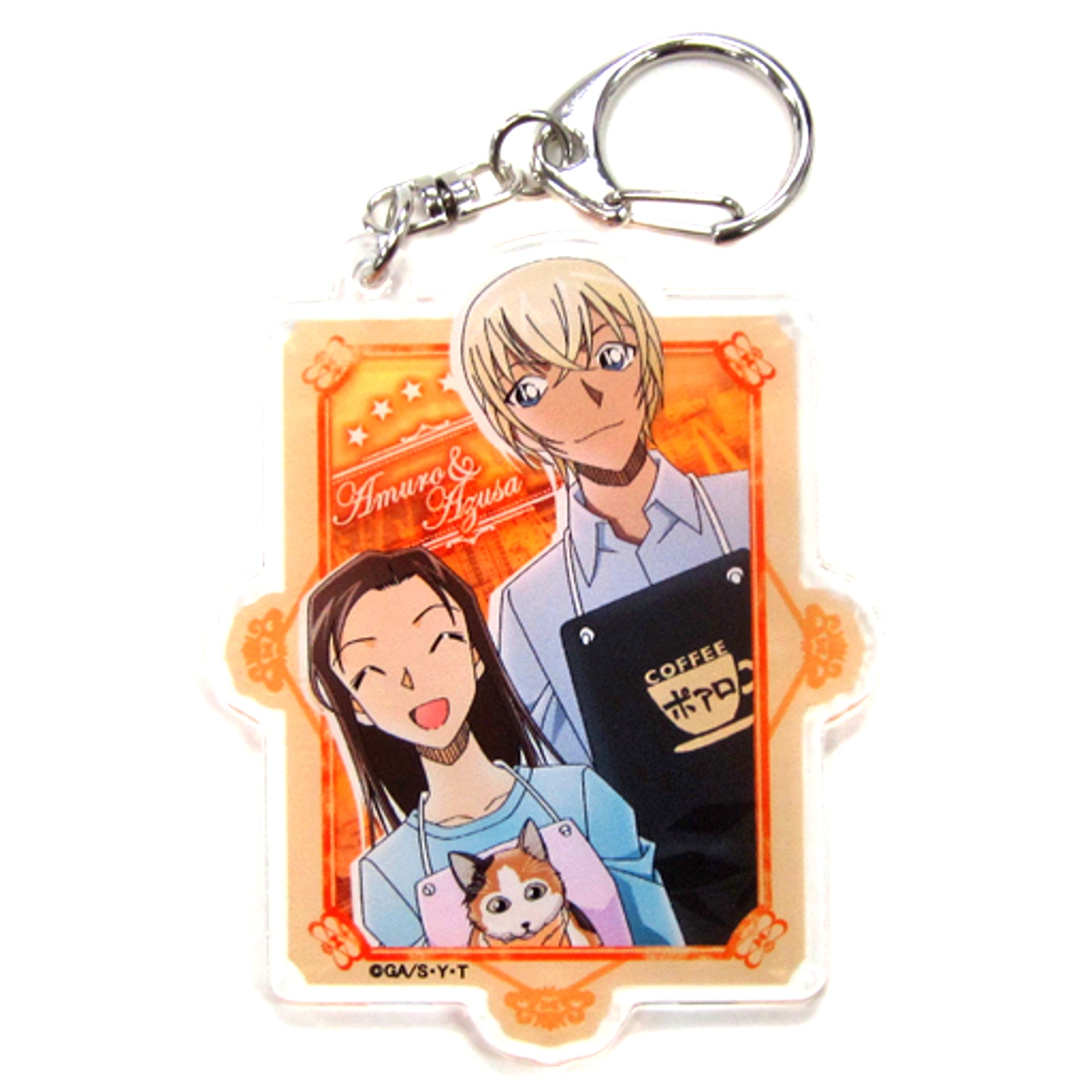 Azusa Enomoto Toru Amuro Detective Conan Trading Acrylic Keychain [USED]