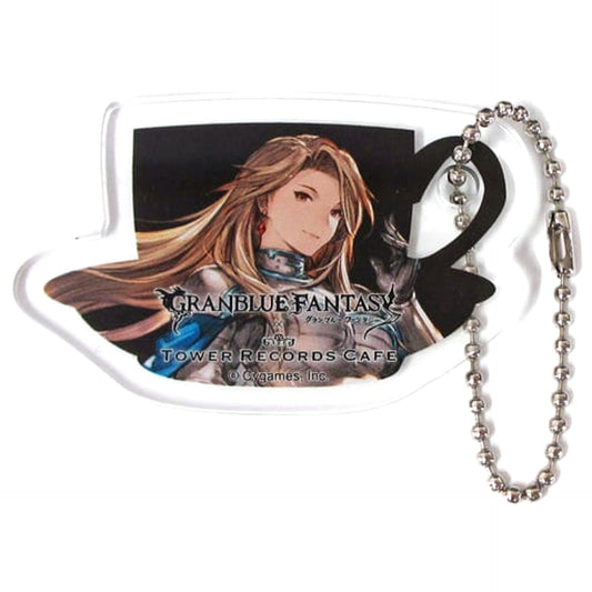 Granblue Fantasy Katalina Trading Acrylic Keychains Tower Records Cafe Limited Keychains [USED]