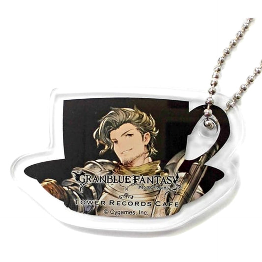 Granblue Fantasy Rackam Trading Acrylic Keychains Tower Records Cafe Limited Keychains [USED]
