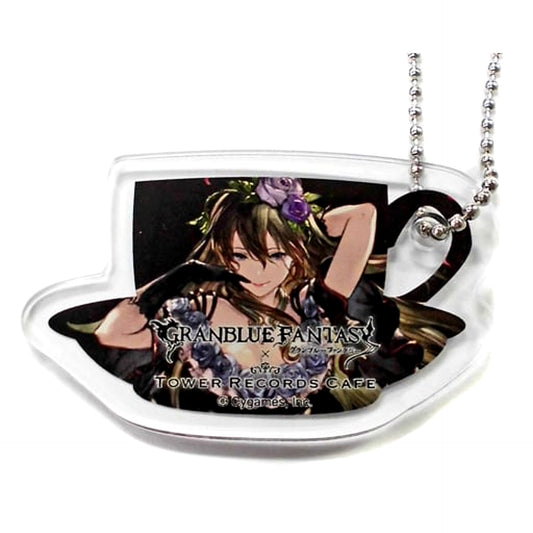 Granblue Fantasy Rosetta Trading Acrylic Keychains Tower Records Cafe Limited Keychains [USED]