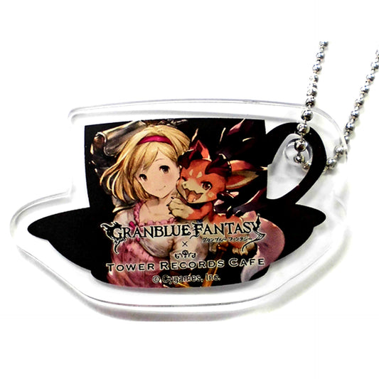 Vyrn & Djeeta Granblue Fantasy x TOWER RECORDS CAFE Trading Acrylic Keychain [USED]