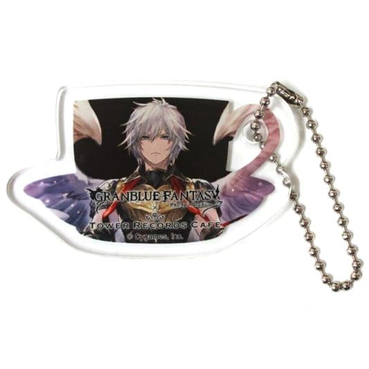Granblue Fantasy Lucifer Trading Acrylic Keychains Tower Records Cafe Limited Keychains [USED]