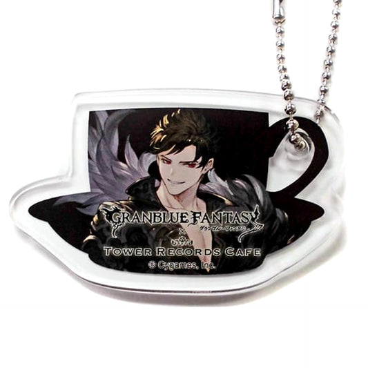 Granblue Fantasy Belial Trading Acrylic Keychains Tower Records Cafe Limited Keychains [USED]