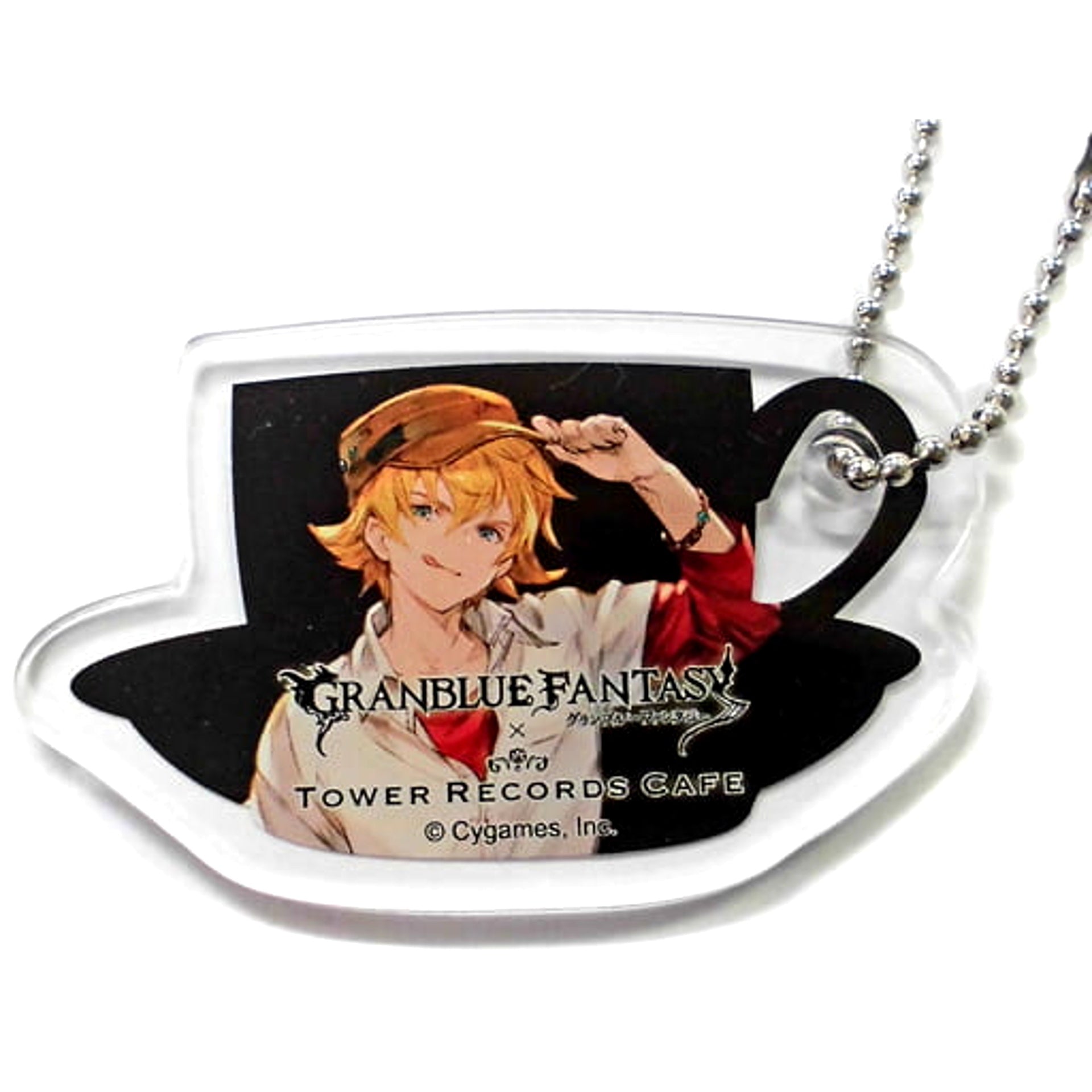 Granblue Fantasy Feower Trading Acrylic Keychains Tower Records Cafe Limited Keychains [USED]