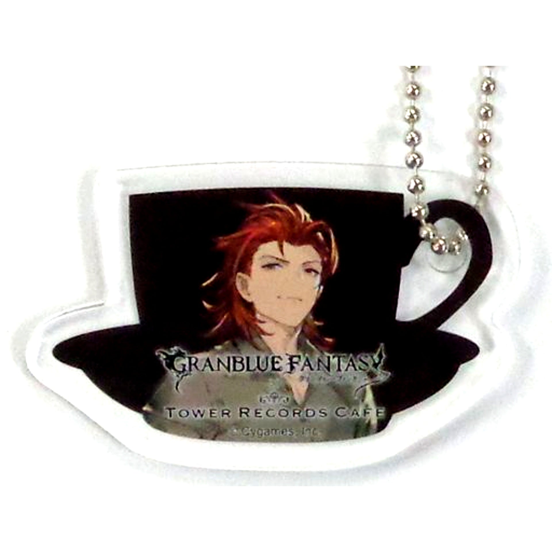 Percival Granblue Fantasy x TOWER RECORDS CAFE Trading Acrylic Keychain [USED]