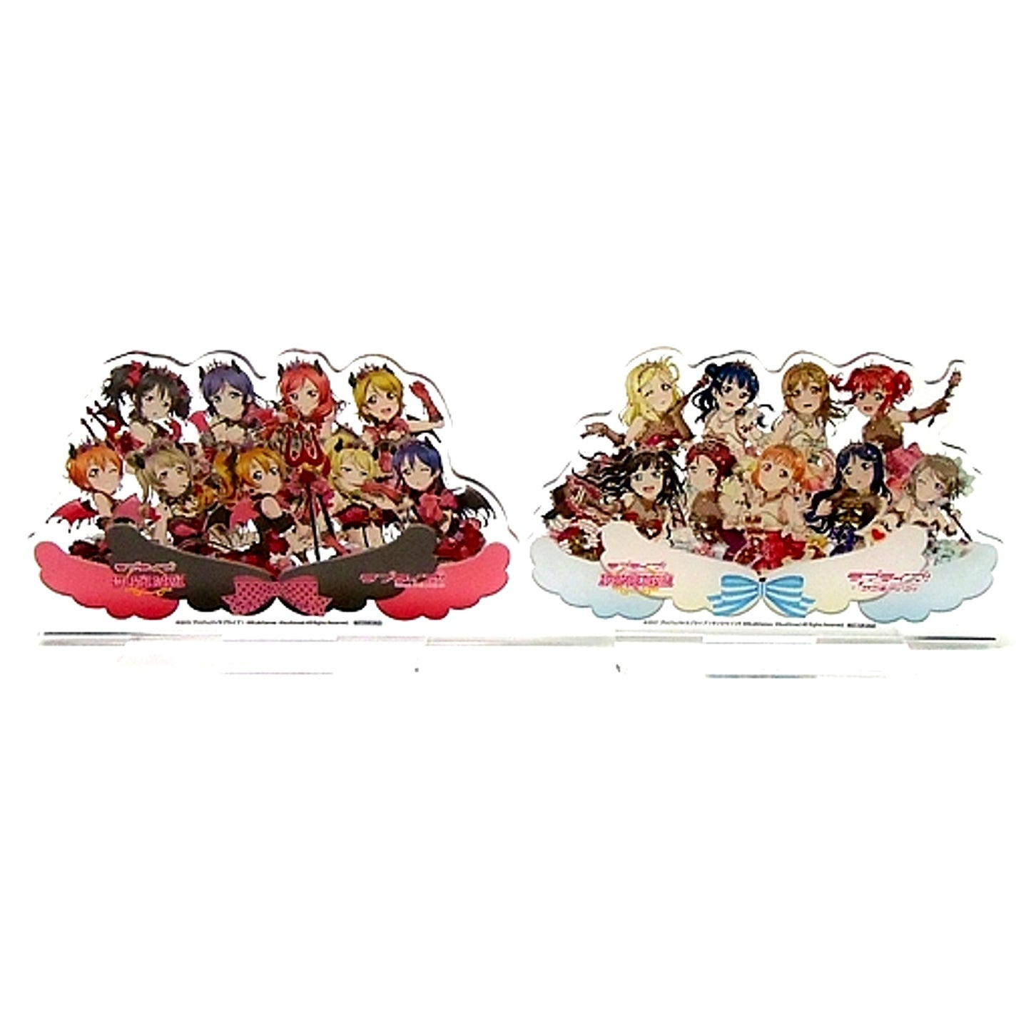 5th Anniv Prize Muse & Aqours SIF 5th Anniv Acrylic Stand Panel Set of 2 Love Live! School Idol Festival SIF 5th Anniv Retweet Campaign [USED]