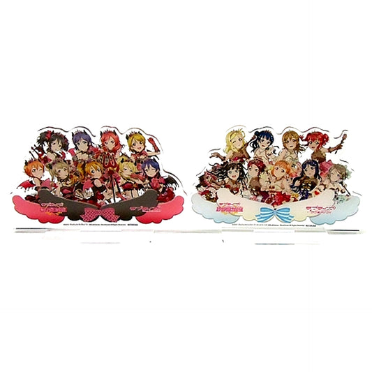 5th Anniv Prize Muse & Aqours SIF 5th Anniv Acrylic Stand Panel Set of 2 Love Live! School Idol Festival SIF 5th Anniv Retweet Campaign [USED]