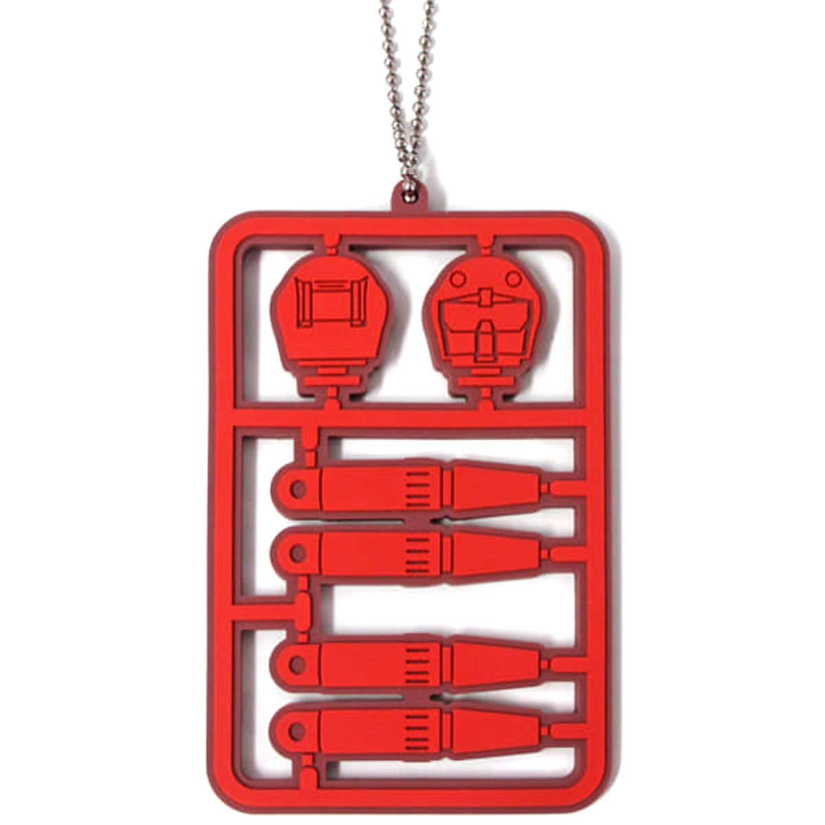 Mobile Suit Gundam Guncanon Ichiban Kuji Collaboration Gunpla Rubber Keychain Prize E [USED]