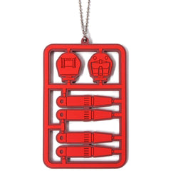 Mobile Suit Gundam Guncanon Ichiban Kuji Collaboration Gunpla Rubber Keychain Prize E [USED]