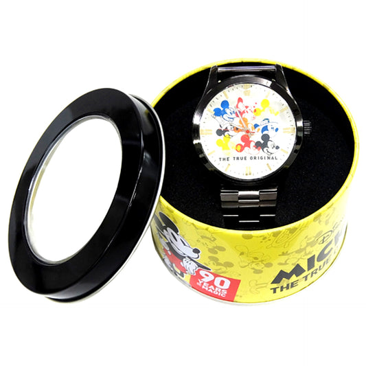 Mickey Mouse Black Disney 90th Anniversary Premium Cut Crystal Wristwatch [USED]