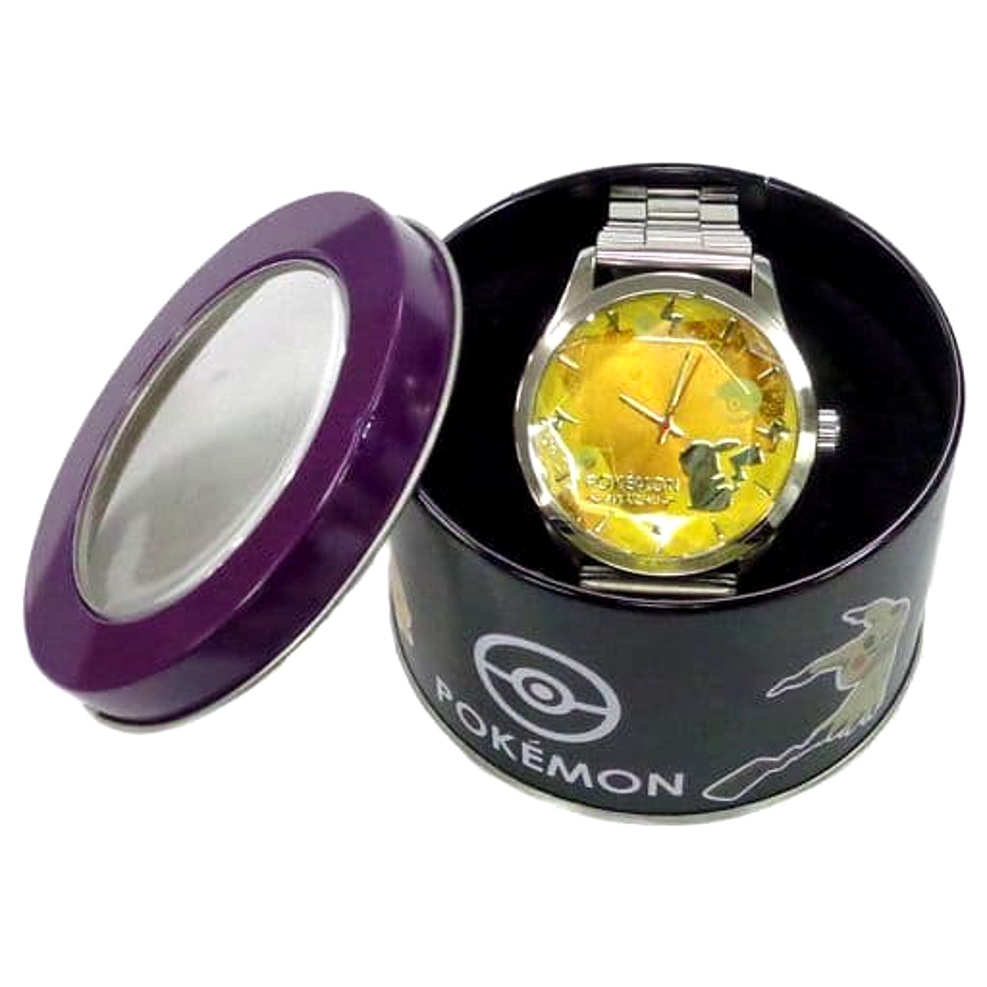 Pokemon Sun and Moon Pikachu Premium Crystal Cut Wristwatch [USED]