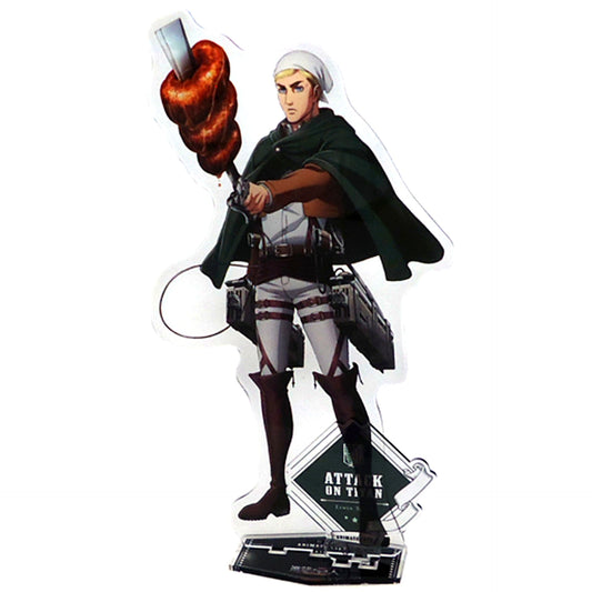 Erwin Smith Oversized Acrylic Stand Figure Attack on Titan Season 3 x animate cafe [USED]