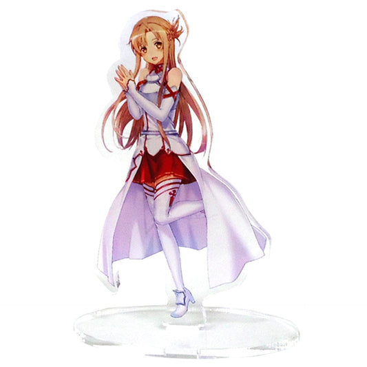Asuna Sword Art Online Original Costume NewDays x Dengeki Bunko 25th Anniversary Vegetable Day Campaign Acrylic Stand [USED]