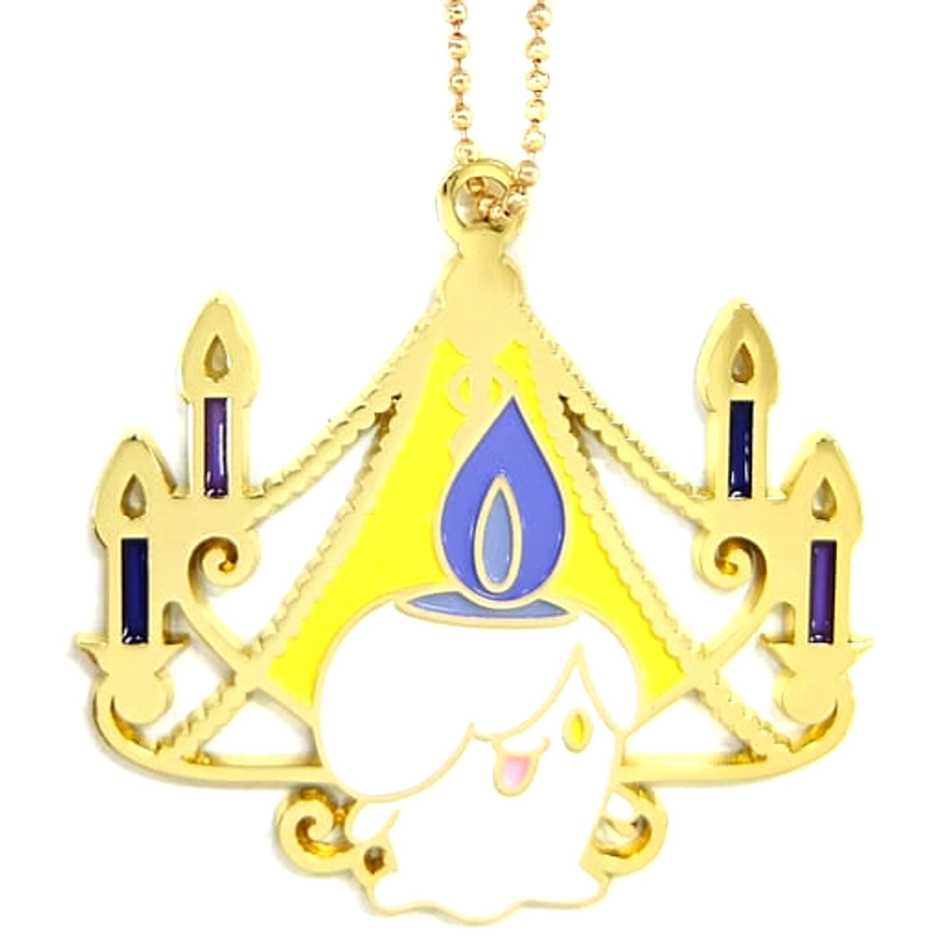 Pokemon Litwick Ichiban Kuji Mimikkyu's Circus Stained Glass Style Charm Prize G Charm [USED]