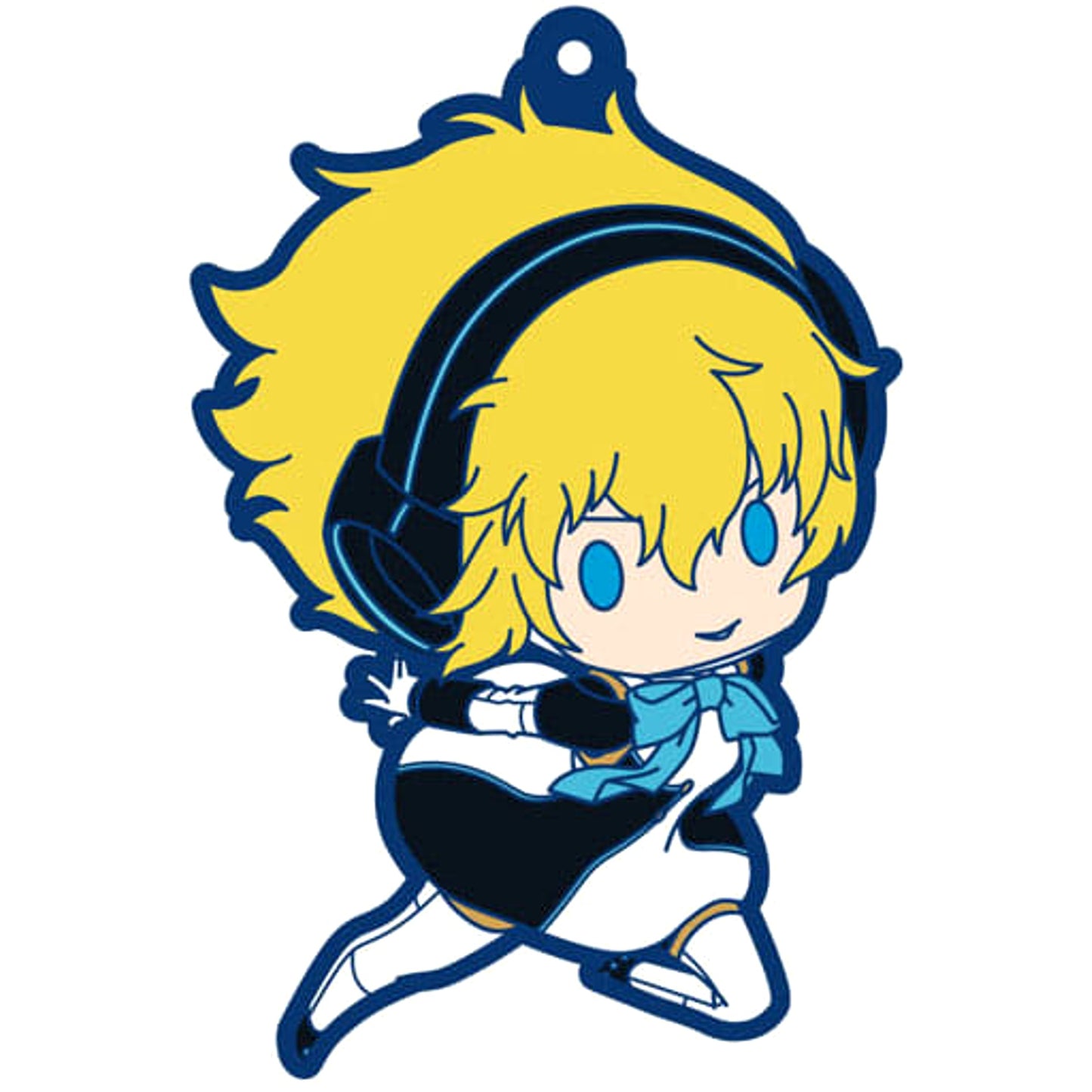 Persona 3: Dancing Moon Night Aigis Original Version Rubber Strap Collection Keychains [USED]
