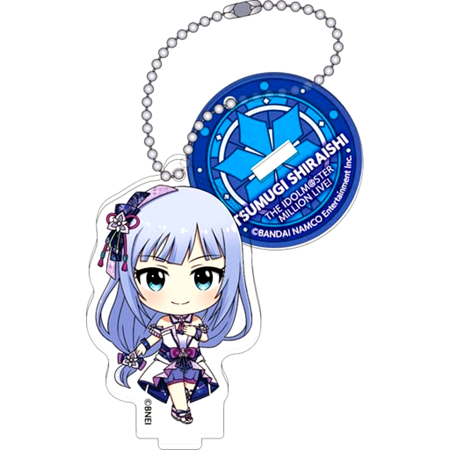 Tsumugi Shiraishi The Idolmaster Million Live! Acrylic Keychain with Stand [USED]
