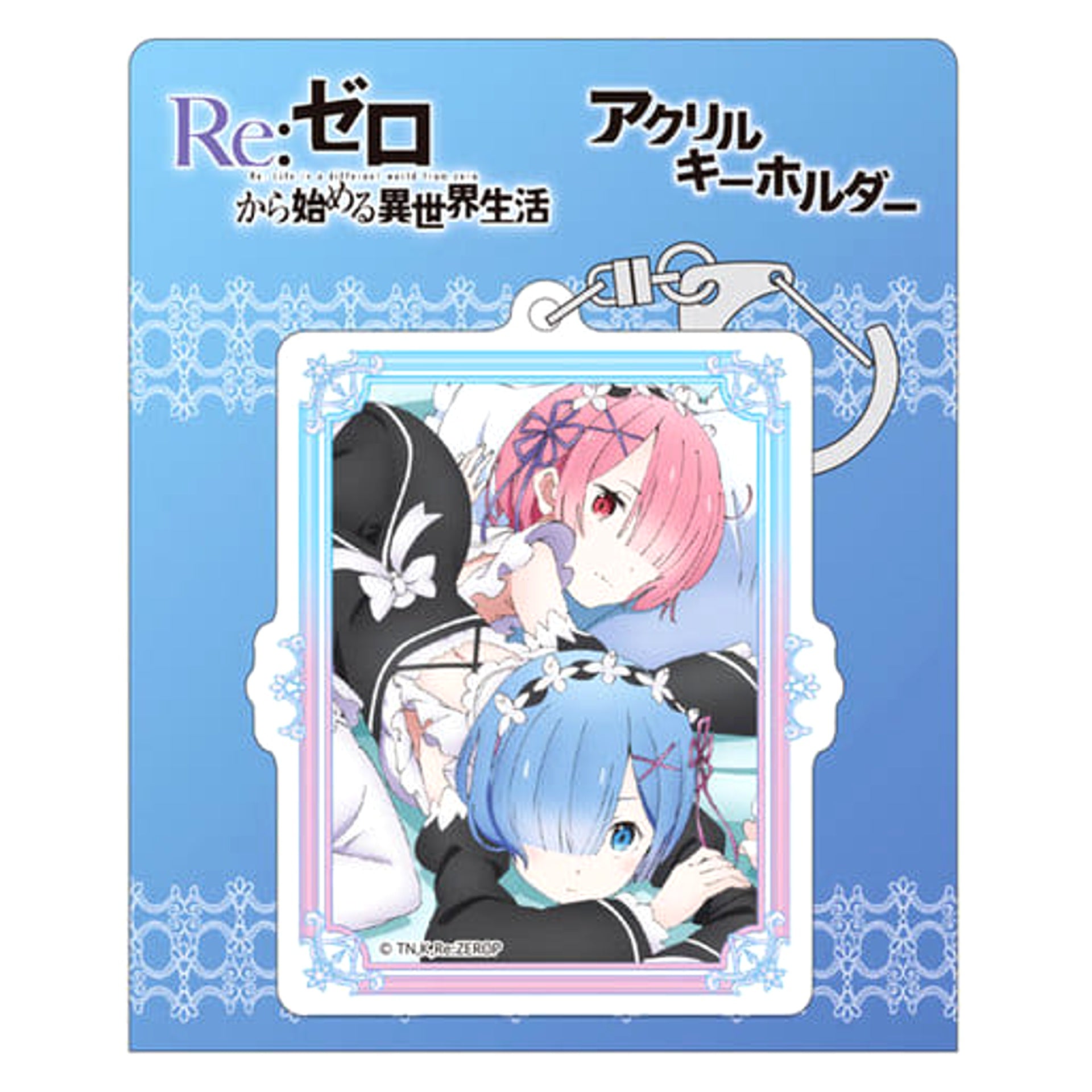 Re:ZERO -Starting Life in Another World- Ram Rem Acrylic Keychain Keychains [USED]