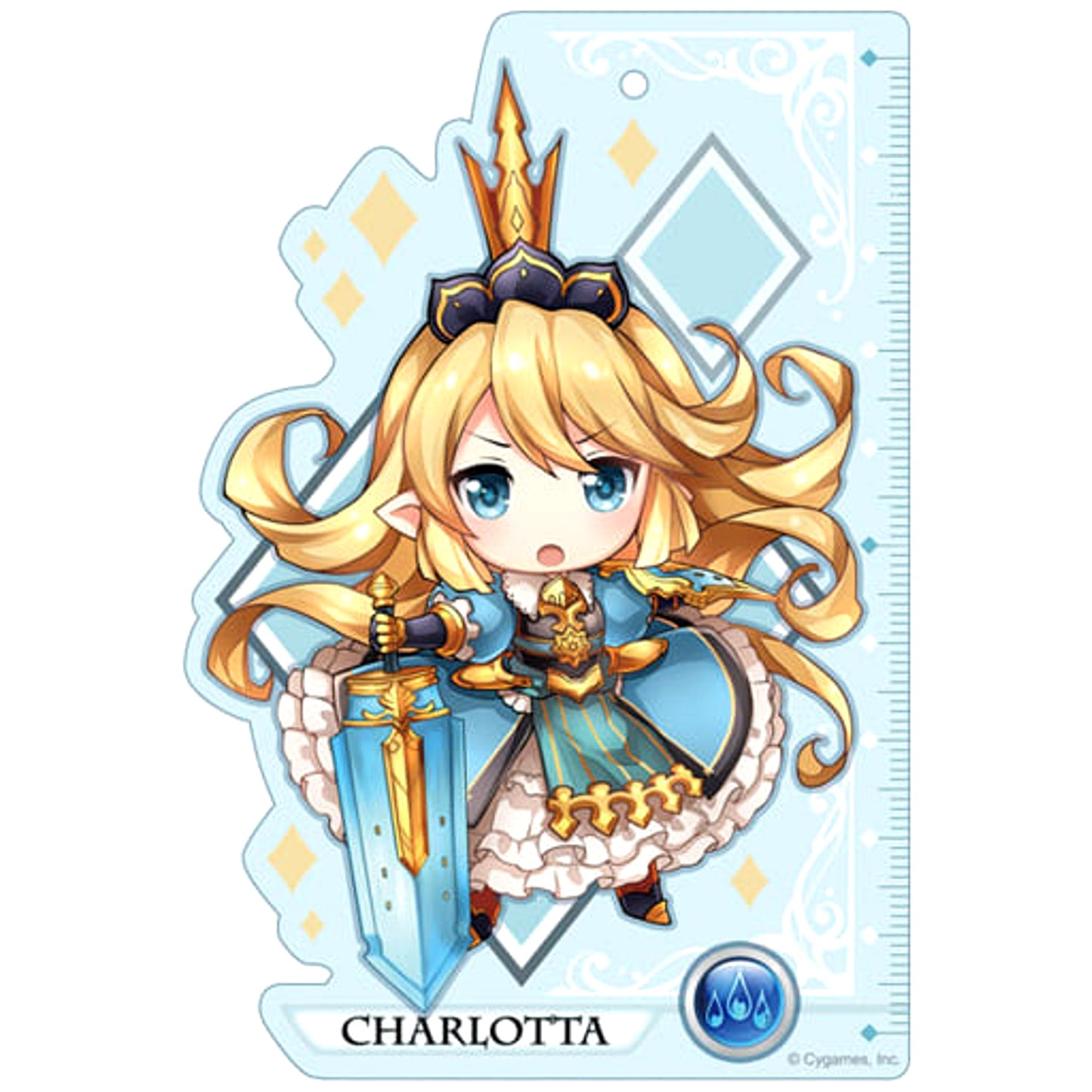 Granblue Fantasy Charlotte Scale Keychain Keychains [USED]