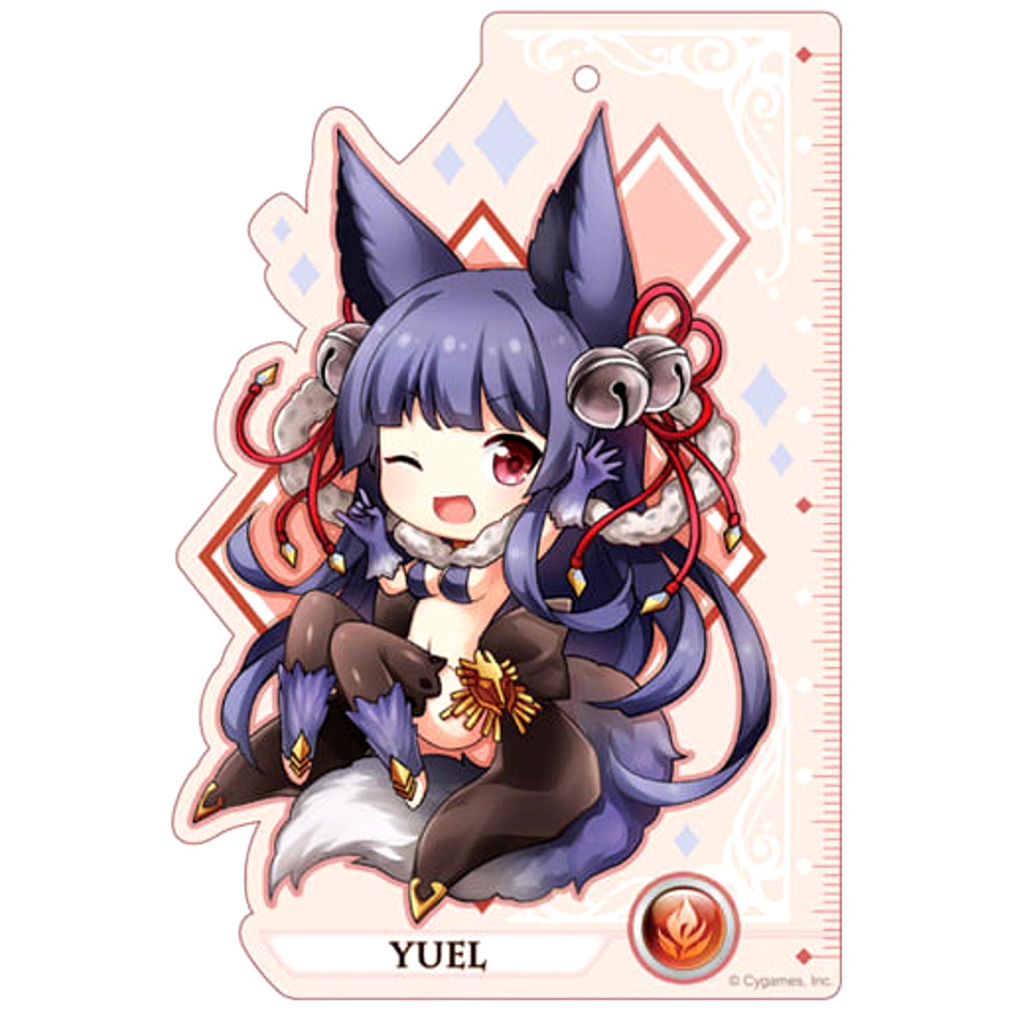 Granblue Fantasy Yuel Scale Keychain Keychains [USED]