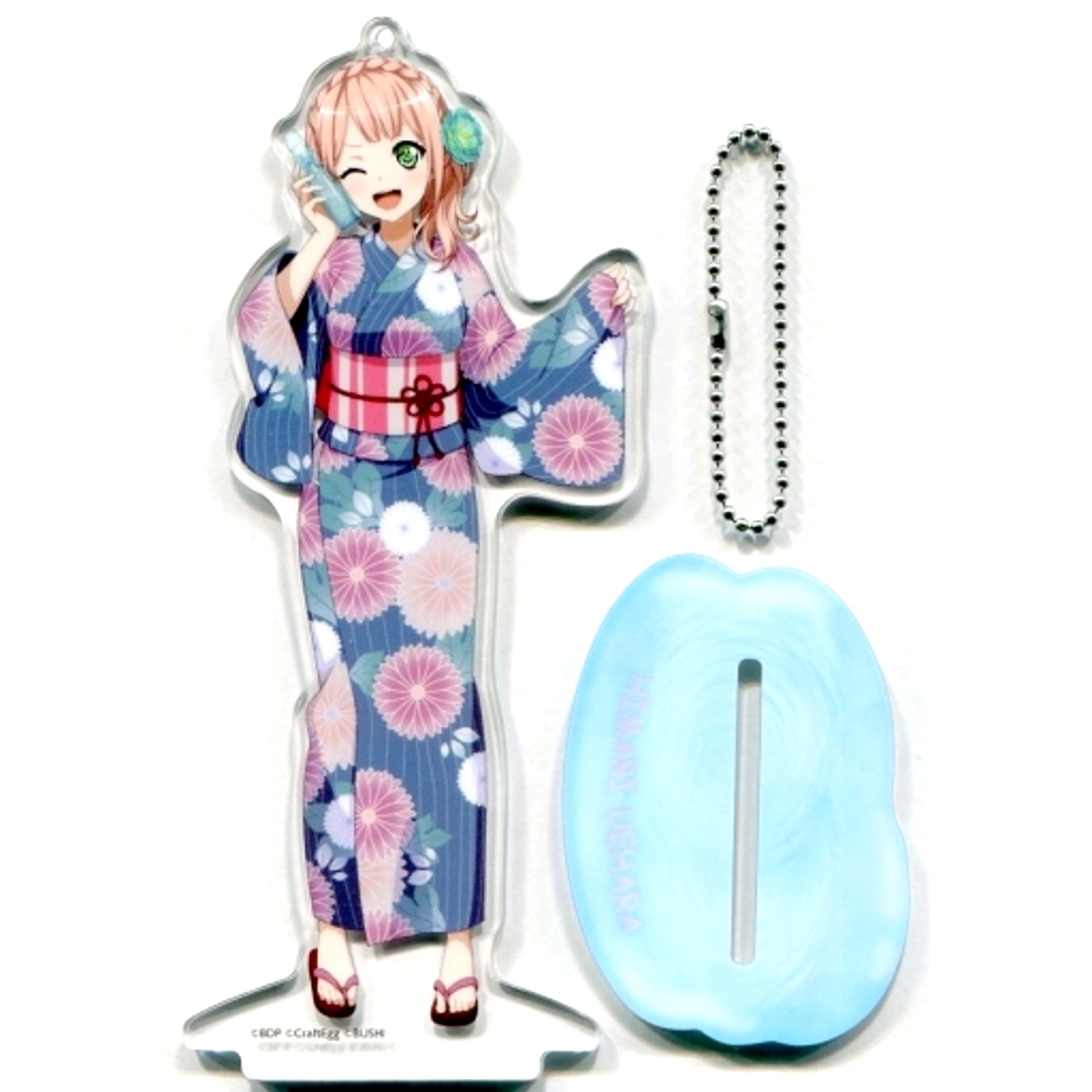 Himari Uehara 2018 summer Ver. Acrylic Stand Keychain BanG Dream! Girls Band Party! [USED]